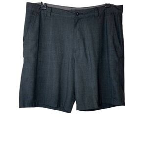 O'Neill Flat Front Street Shorts Men's in Charcoal Gray Size 38